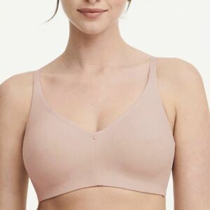 Chantelle Comfort Chic Wirefree Bra Nude Rose 36DDD/F